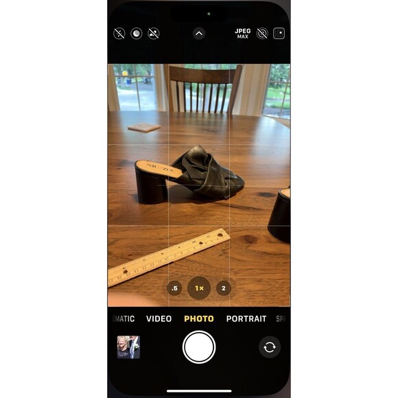 NIC+ZOE Poppy Women 8 M Black Leather Peep Toe Bow Block Heel - Picture 8 of 16